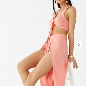 Forever 21 ● Peach Top and Pants Set